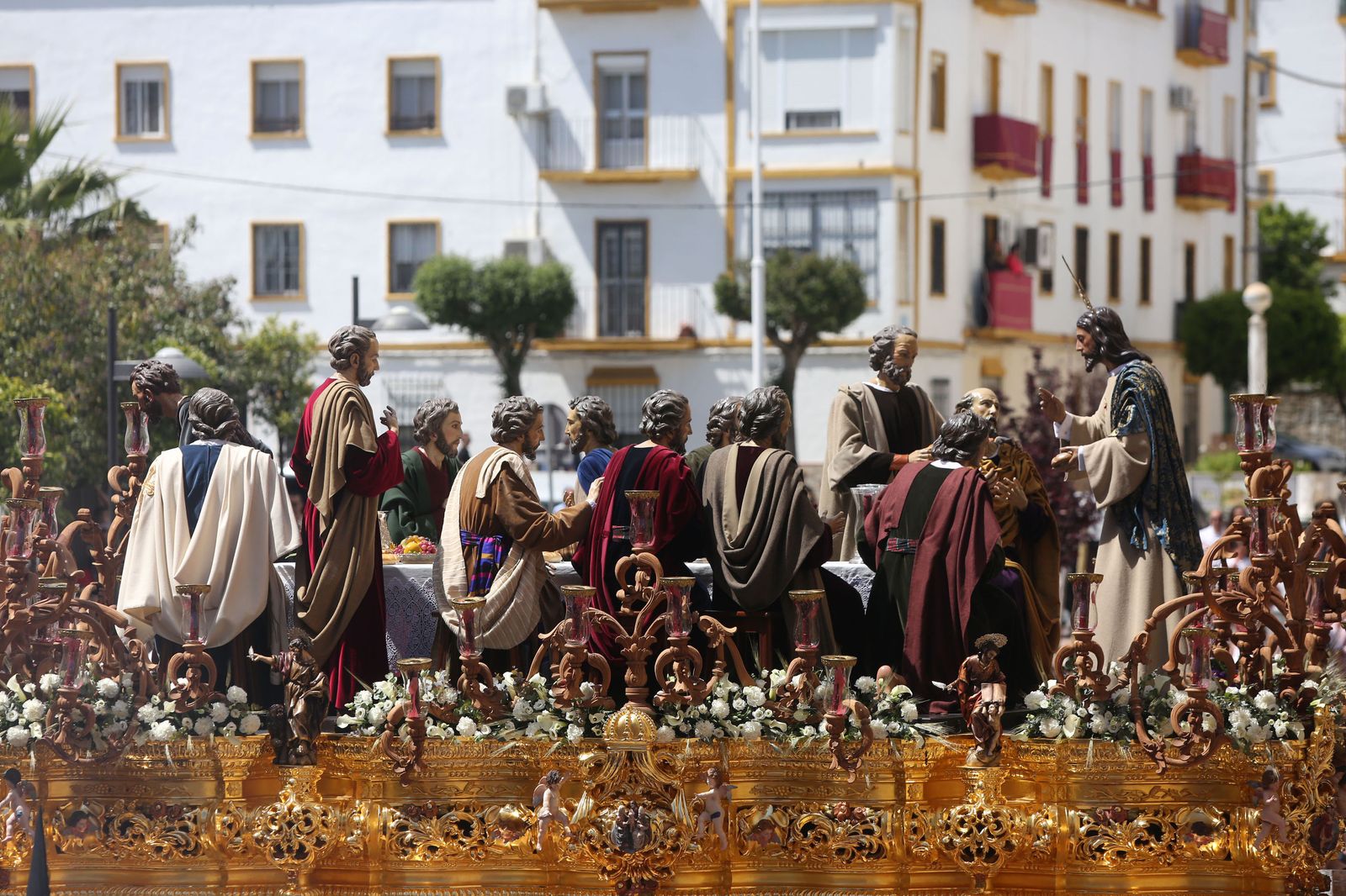 Paso de misterio de la Sagrada Cena