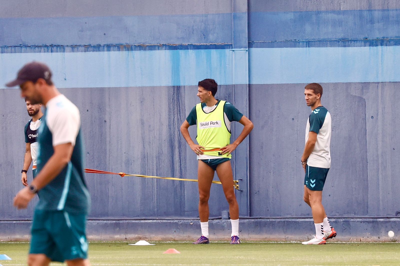 Rafita, del filial, novedad en el entrenamiento ante la baja de Carlos Puga
