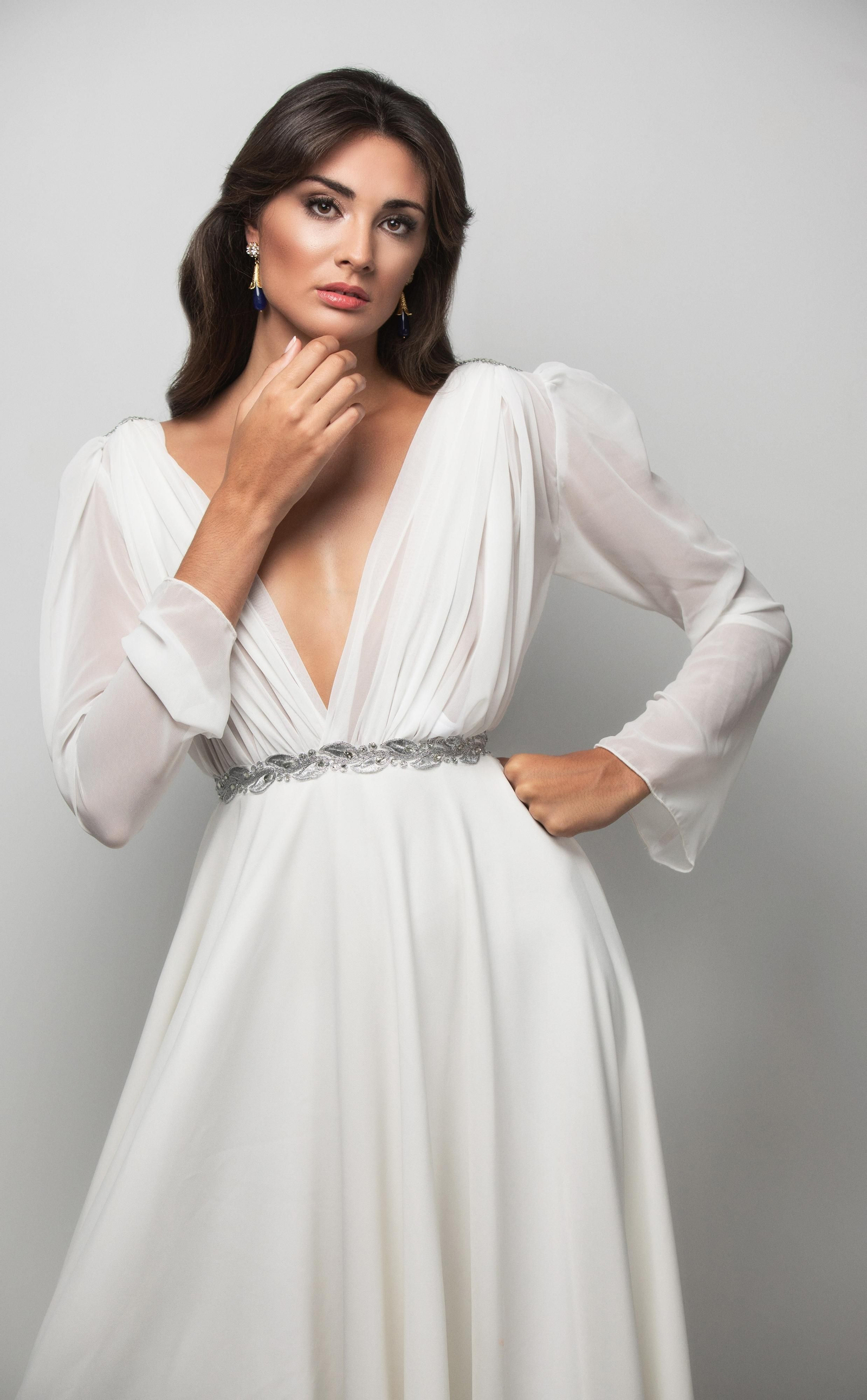 La jerezana Nerea Ponce, ganadora del certamen de Miss World Spain Cádiz celebrado en el Hospitalito.