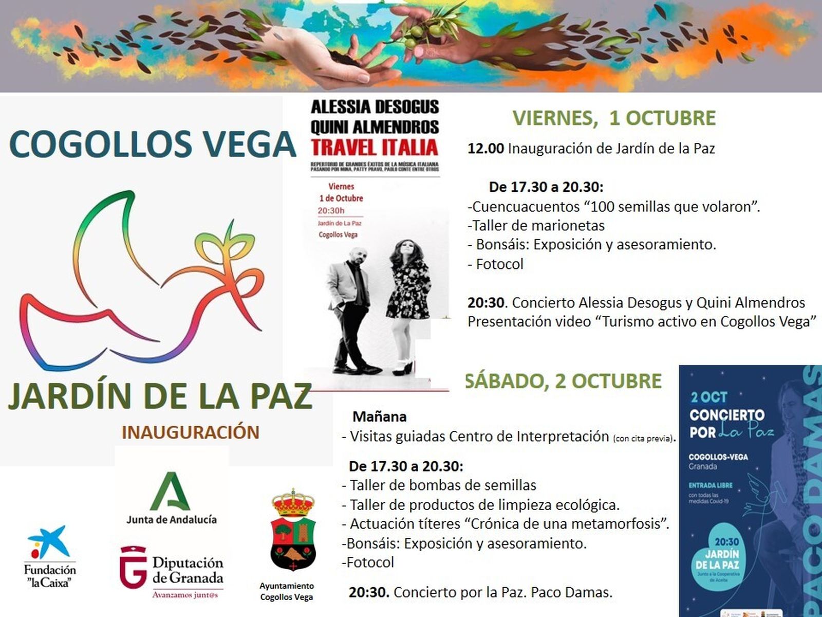 Cogollos Vega (Granada) conserva la biodiversidad del olivo de países del mundo