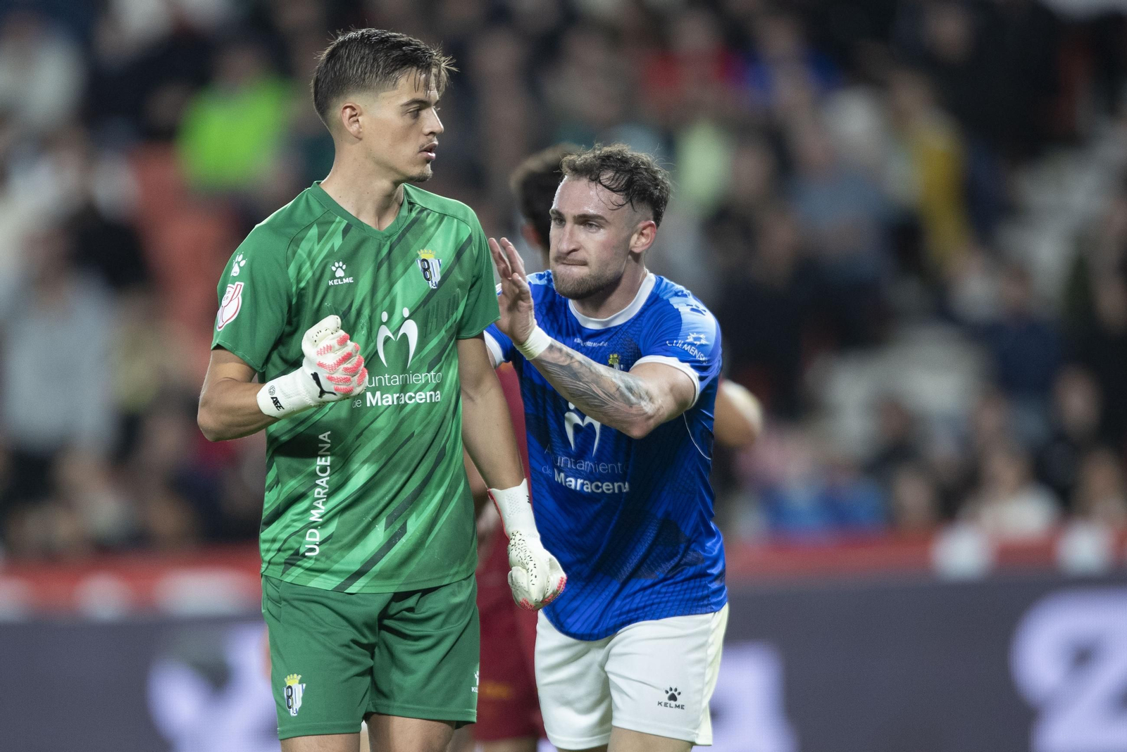 Alegría maracenera en un momento de la primera parte