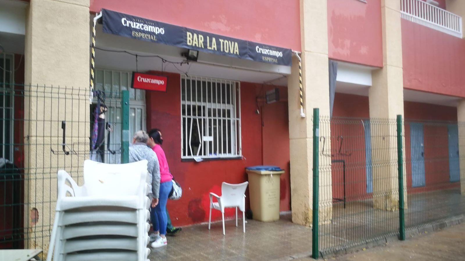 El bar donde ha ocurrido uno de los robos.