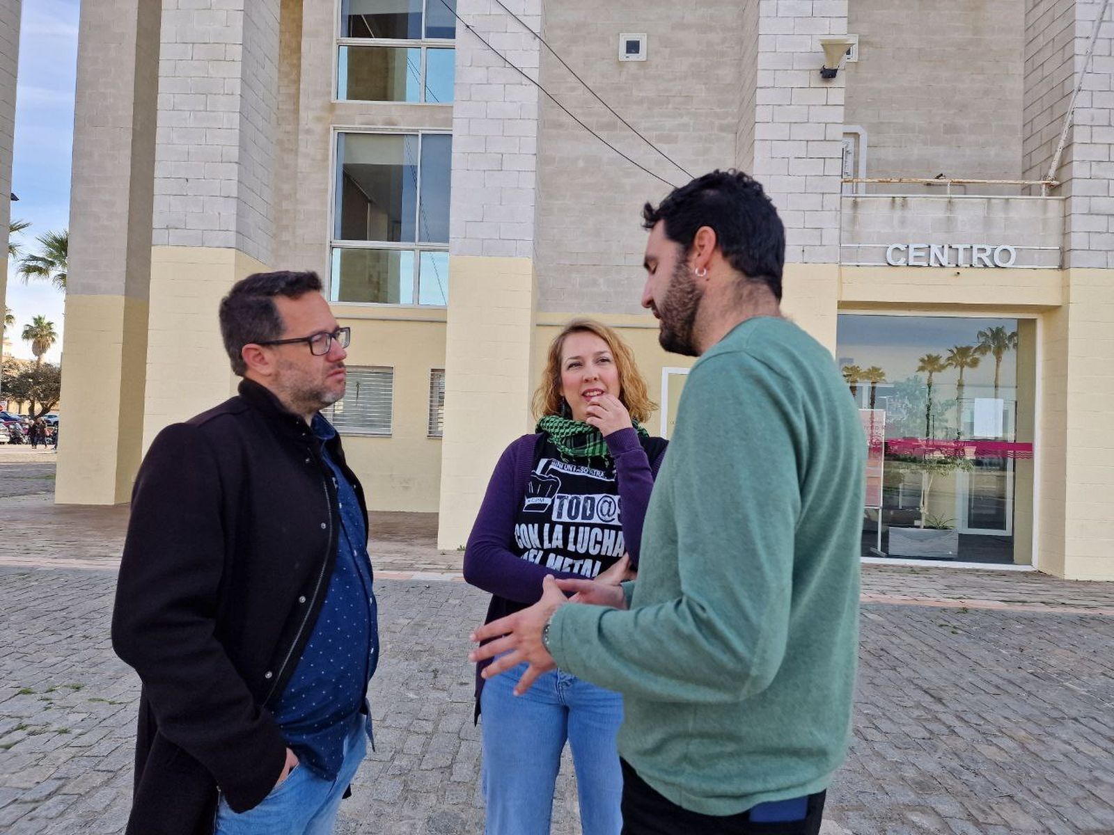 José Ignacio García, Rocío Castaño y Antonio Gil