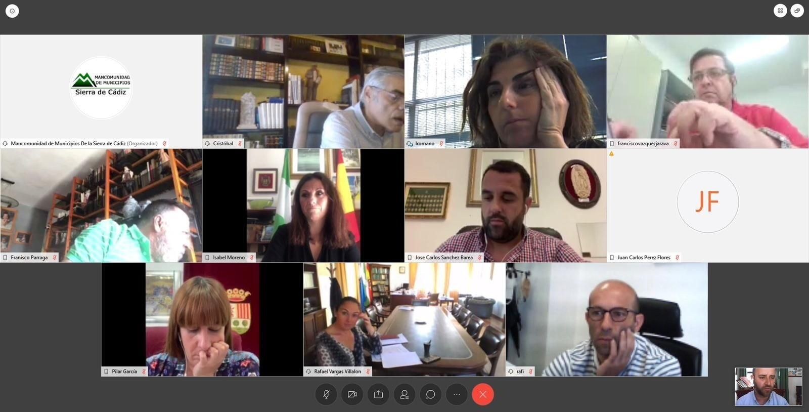 Un momento de uno de las reuniones mantenidas.