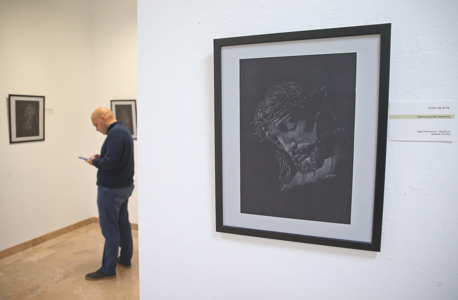 Fotos de la inauguración de 'La Pasión de Jesús' de Manuel Pavón