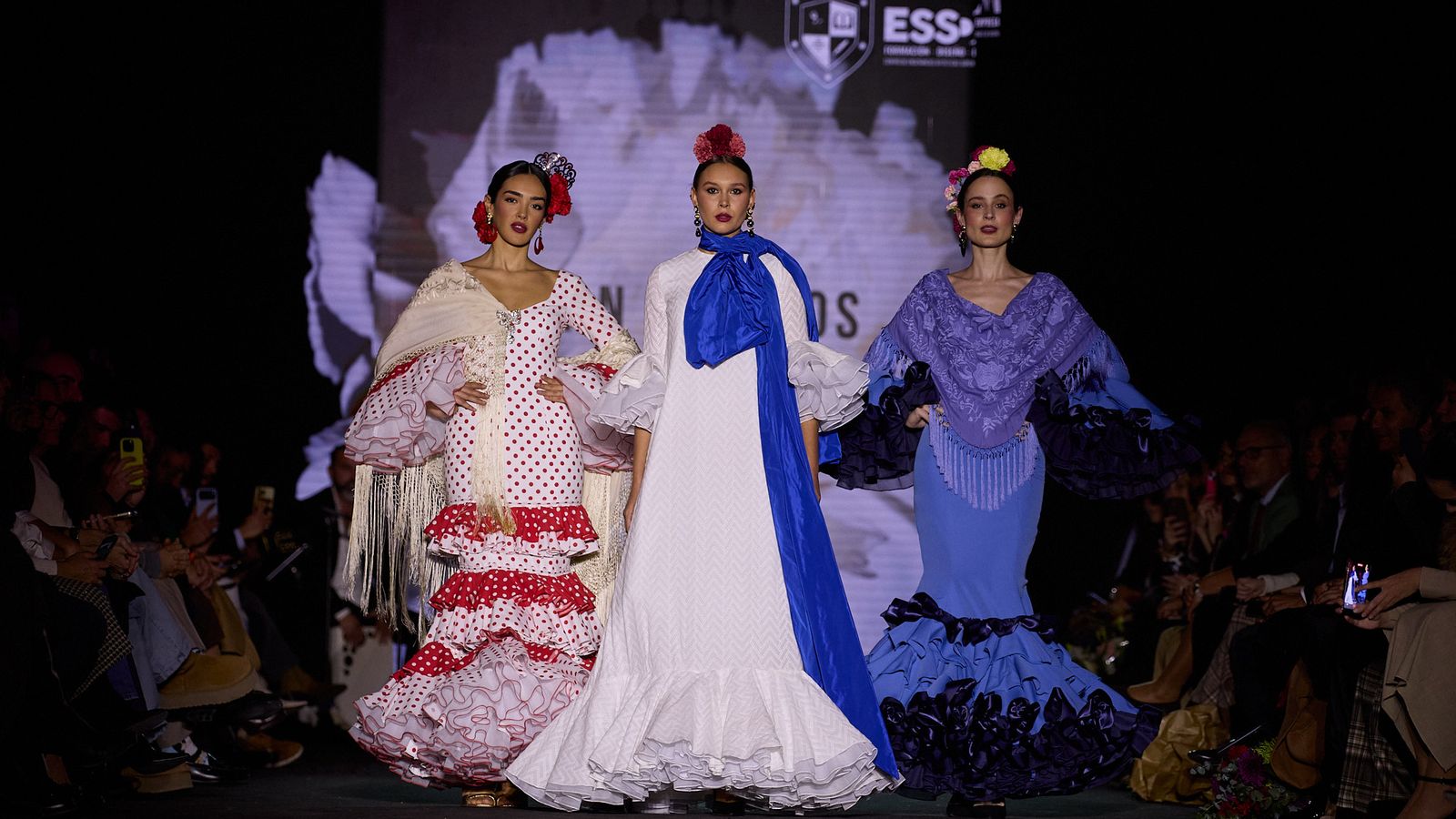 El desfile de Cátedra Internacional de Moda Flamenca Flamentex en We Love Flamenco 2026.