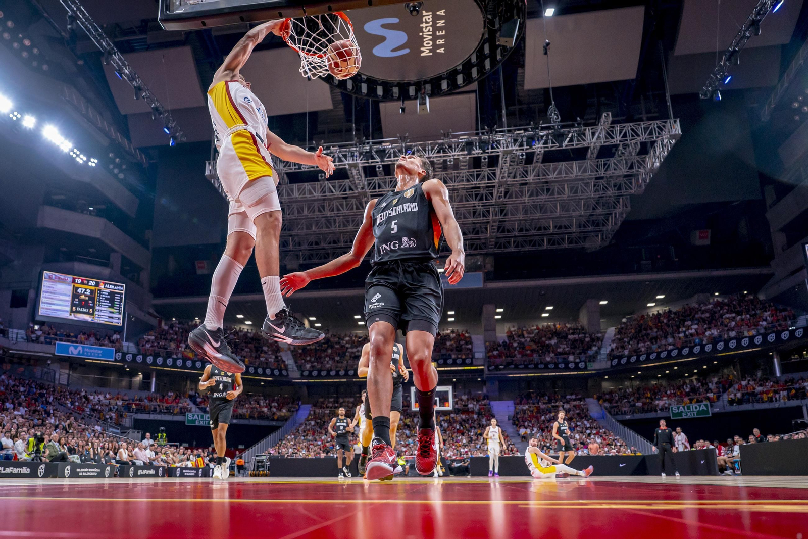 Las mejores fotos del España-Alemania de baloncesto