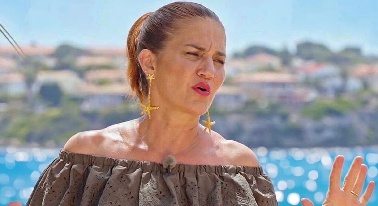 Samantha Vallejo-Nágera en una prueba de exteriores de 'MasterChef'